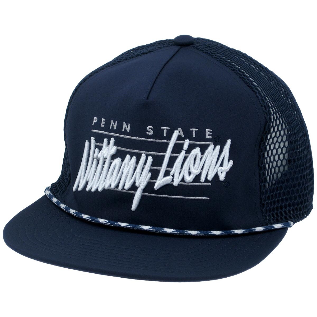 navy front 9 hat with embroidered Penn State Nittany Lions